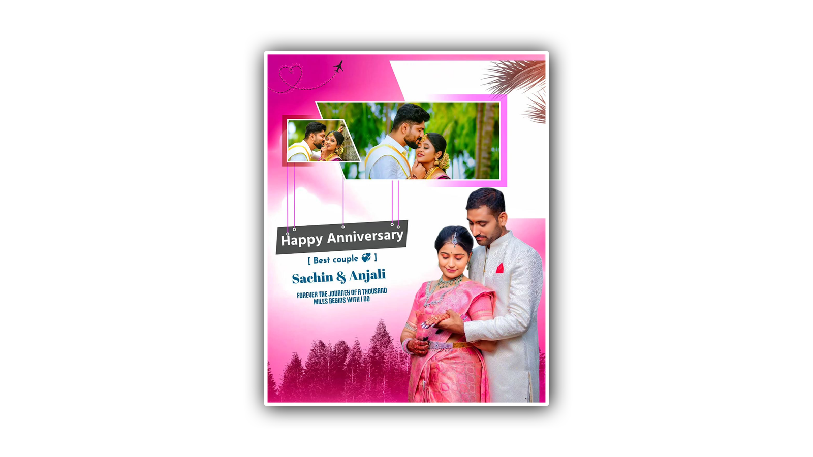 Wedding Anniversary Photo Editing 464