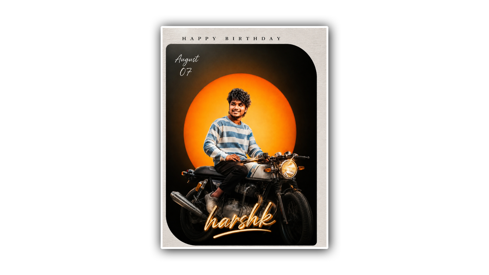 HBD Poster Design Prompt 533