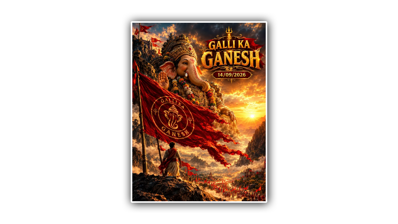 Ganesh chaturthi poster prompt 673