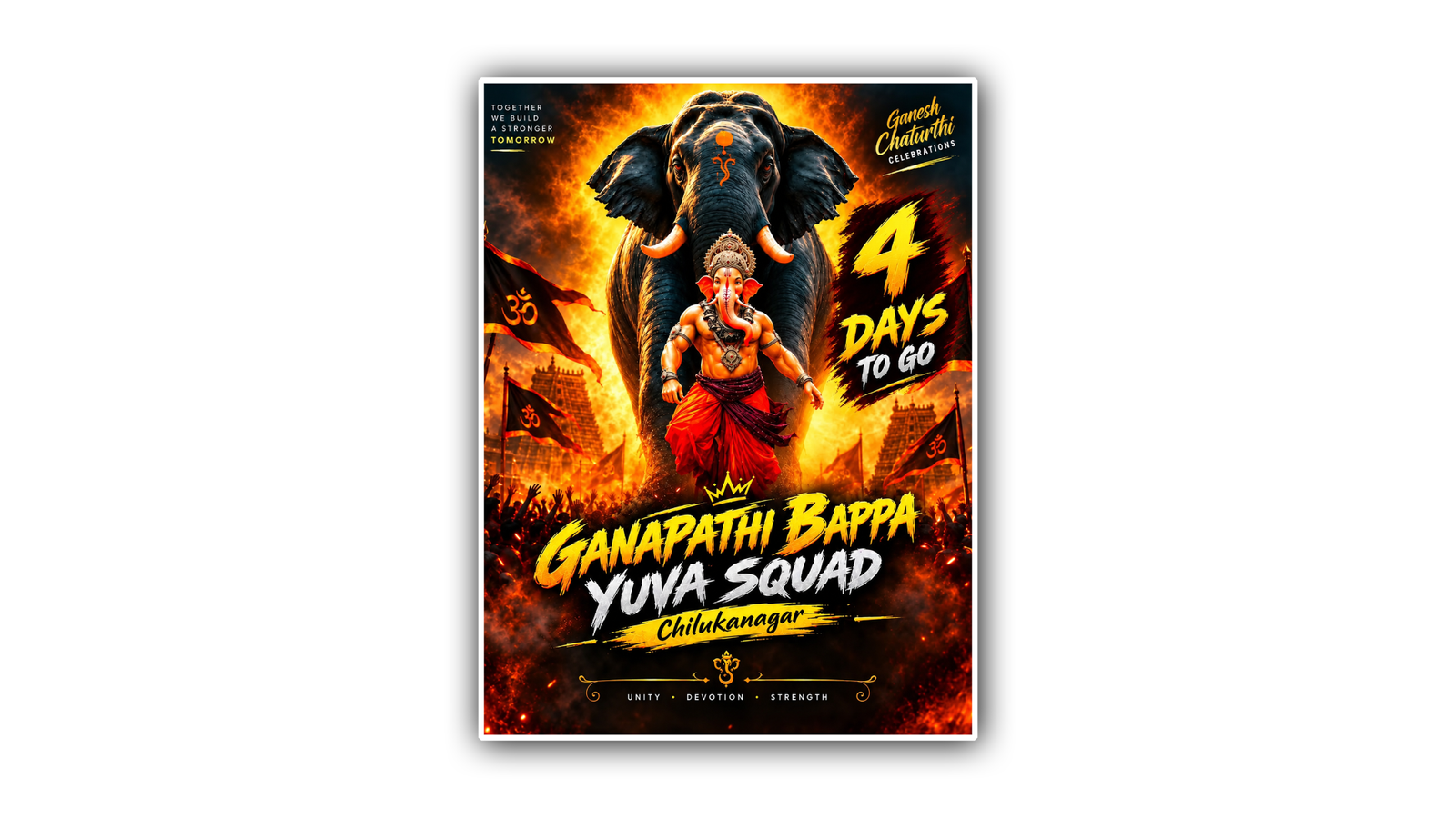 Ganesh chaturthi poster prompt 677